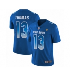 Youth Nike New Orleans Saints #13 Michael Thomas Limited Royal Blue NFC 2019 Pro Bowl NFL Jersey