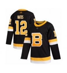 Youth Boston Bruins #12 Adam Oates Authentic Black Alternate Hockey Jersey