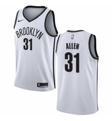 Youth Nike Brooklyn Nets #31 Jarrett Allen Swingman White NBA Jersey - Association Edition
