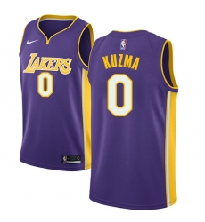 Women's Nike Los Angeles Lakers #0 Kyle Kuzma Swingman Purple NBA Jersey - Statement Edition