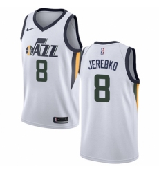 Men's Nike Utah Jazz #8 Jonas Jerebko Swingman NBA Jersey - Association Edition