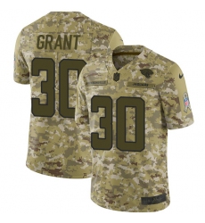 Youth Nike Jacksonville Jaguars #30 Corey Grant Limited Camo 2018 Salute to Service NFL Jersey