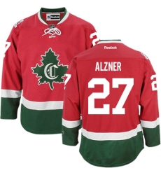 Youth Reebok Montreal Canadiens #27 Karl Alzner Authentic Red New CD NHL Jersey