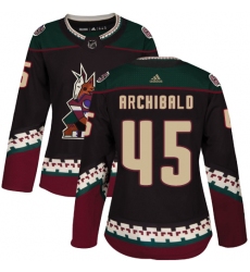 Women's Adidas Arizona Coyotes #55 Jason Demers Premier Black Alternate NHL Jersey