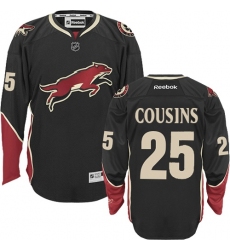 Women's Reebok Arizona Coyotes #25 Nick Cousins Authentic Black Third NHL Jersey
