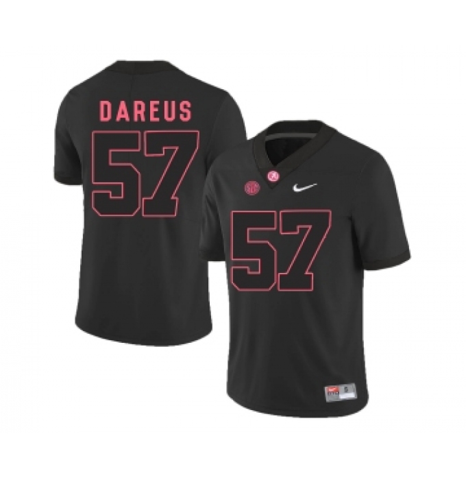 Alabama Crimson Tide 57 Marcell Dareus Black College Football Jersey
