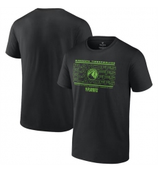Men's Minnesota Timberwolves Black 2024 Playoffs Fast Break Opportunity T-Shirt
