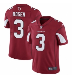 Youth Nike Arizona Cardinals #3 Josh Rosen Red Team Color Vapor Untouchable Limited Player NFL Jersey