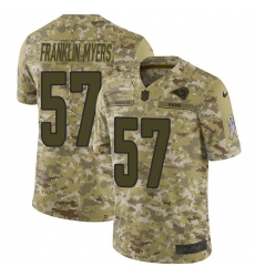 Men's Nike Los Angeles Rams #57 John Franklin-Myers Limited Camo 2018 Salute to Service NFL Jersey