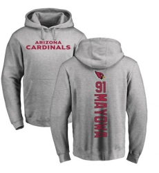 NFL Nike Arizona Cardinals #91 Benson Mayowa Ash Backer Pullover Hoodie