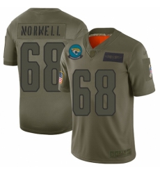 Men's Jacksonville Jaguars #68 Andrew Norwell Limited Camo 2019 Salute to Service Football Jersey
