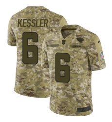 Youth Nike Jacksonville Jaguars #6 Cody Kessler Limited Camo 2018 Salute to Service NFL Jersey