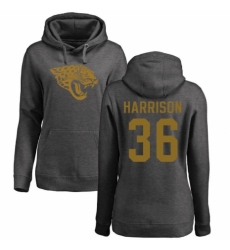 NFL Women's Nike Jacksonville Jaguars #36 Ronnie Harrison Ash One Color Pullover Hoodie