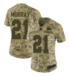 Women's Nike Kansas City Chiefs #21 Eric Murray Limited Camo 2018 Salute to Service NFL Jerse