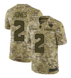 Youth Nike Jacksonville Jaguars #2 Landry Jones Limited Camo 2018 Salute to Service NFL Jersey