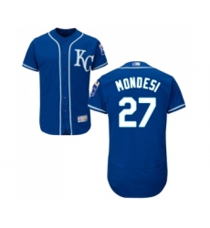 Men's Kansas City Royals #27 Raul Mondesi Royal Blue Alternate Flex Base Authentic Collection Baseball Jersey