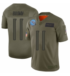 Men's Tennessee Titans #11 A.J. Brown Limited Camo 2019 Salute to Service Football Jersey