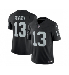 Men's Las Vegas Raiders #13 Hunter Renfrow Black 2023 F.U.S.E Vapor Untouchable Stitched Football Jersey Men's Las Vegas Raiders #13 Hunter Renfrow Black 2023 F.U.S.E Vapor Untouchable Stitched Football Jersey
