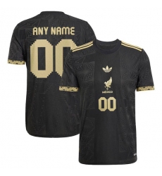 Men's Mexico Custom Black 2025 Soccer Jersey
