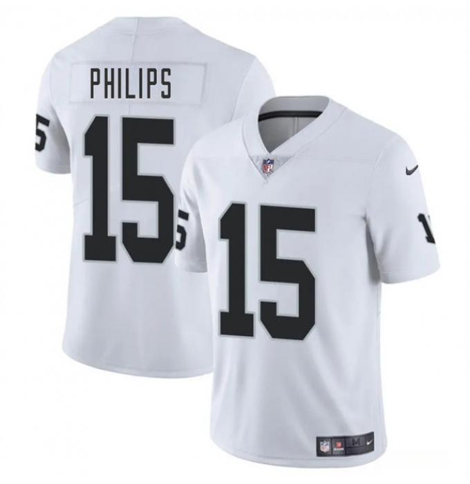 Men's Las Vegas Raiders #22 Jeremy Chinn Black 2025 Vapor Football Stitched Jersey