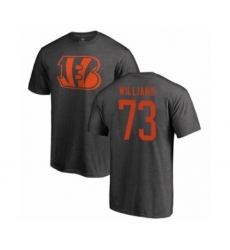 Football Cincinnati Bengals #73 Jonah Williams Ash One Color T-Shirt