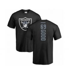 Football Oakland Raiders #69 Denzelle Good Black Backer T-Shirt