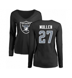 Football Women's Oakland Raiders #31 Isaiah Johnson Ash One Color T-Shirt