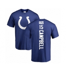 Football Indianapolis Colts #15 Parris Campbell Royal Blue Backer T-Shirt