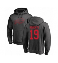 Football Buffalo Bills #19 Andre Roberts Ash One Color Pullover Hoodie