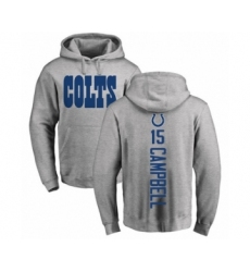Football Indianapolis Colts #15 Parris Campbell Ash Backer Pullover Hoodie