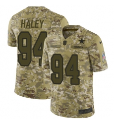 Youth Nike Dallas Cowboys #94 Charles Haley Limited Camo 2018 Salute to Service NFL Jersey