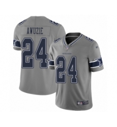 Youth Dallas Cowboys #24 Chidobe Awuzie Limited Gray Inverted Legend Football Jersey