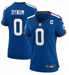 Women's Indianapolis Colts #14 Alec Pierce Limited Blue Heather Royal Alternate 2 Indiana Nights Jersey